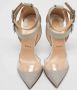 Christian Louboutin Pre-owned Fabric heels Gray Dames - Thumbnail 1