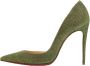 Christian Louboutin Pre-owned Fabric heels Green Dames - Thumbnail 1