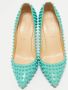 Christian Louboutin Pre-owned Fabric heels Green Dames - Thumbnail 1