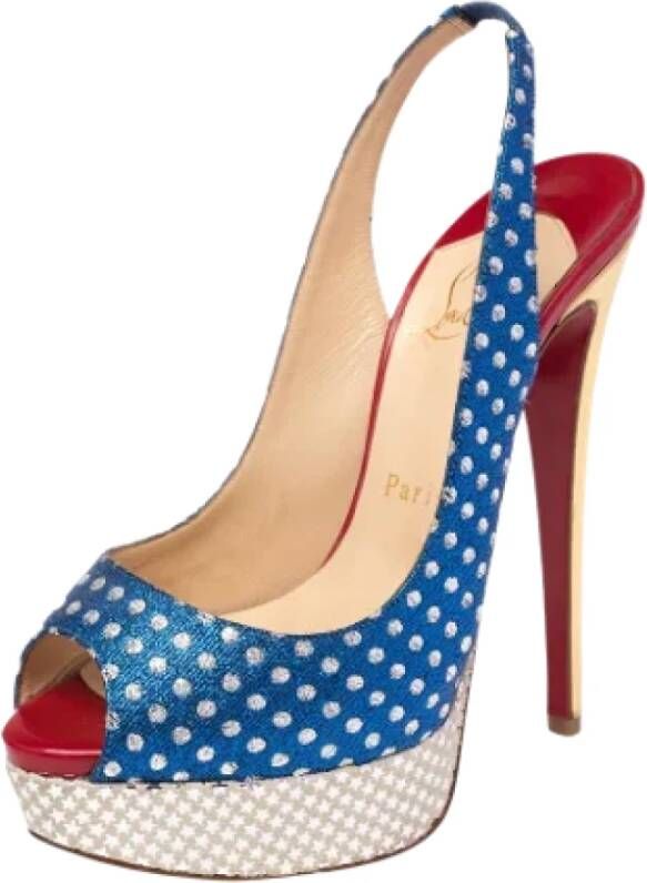 Christian Louboutin Pre-owned Fabric heels Multicolor Dames