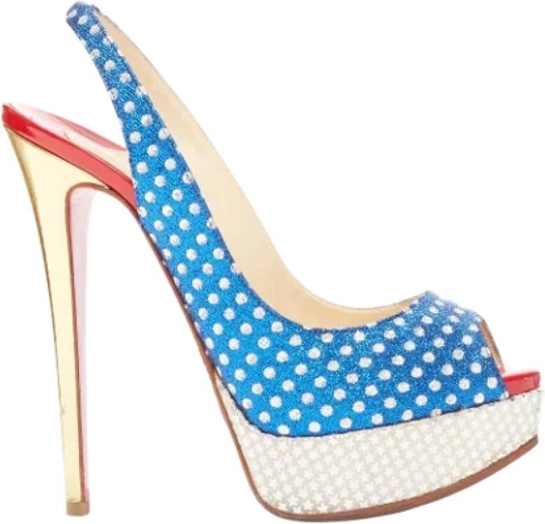 Christian Louboutin Pre-owned Fabric heels Multicolor Dames