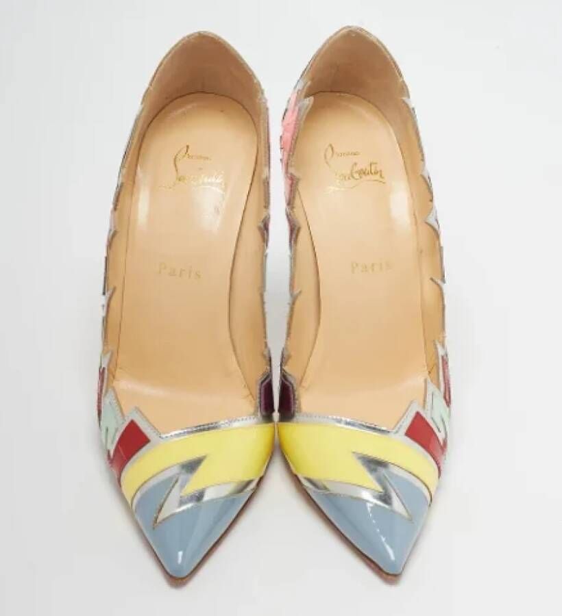 Christian Louboutin Pre-owned Fabric heels Multicolor Dames