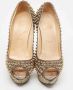 Christian Louboutin Pre-owned Fabric heels Yellow Dames - Thumbnail 1