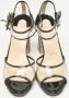 Christian Louboutin Pre-owned Fabric sandals Black Dames - Thumbnail 1