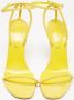 Christian Louboutin Pre-owned Fabric sandals Yellow Dames - Thumbnail 1