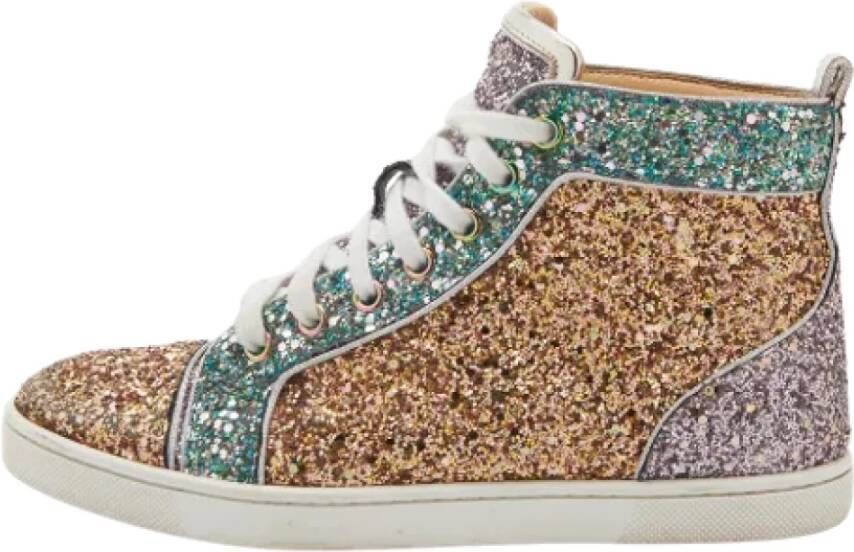 Christian Louboutin Pre-owned Fabric sneakers Multicolor Dames