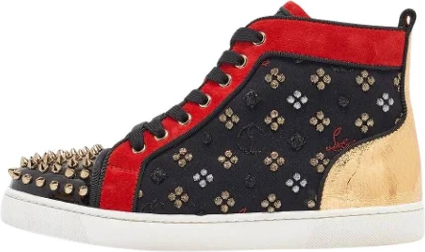 Christian Louboutin Pre-owned Fabric sneakers Multicolor Dames