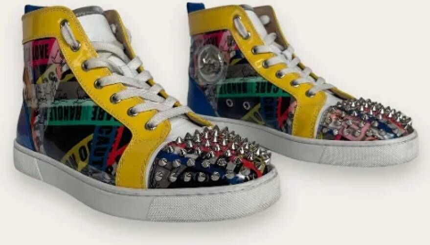 Christian Louboutin Pre-owned Fabric sneakers Multicolor Heren