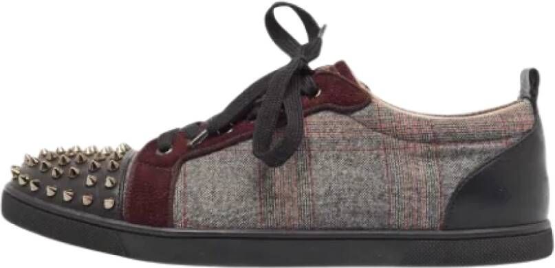 Christian Louboutin Pre-owned Fabric sneakers Multicolor Heren