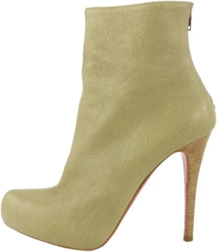 Christian Louboutin Pre-owned Laarzen Beige Dames