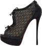 Christian Louboutin Pre-owned Lace boots Black Dames - Thumbnail 1