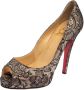 Christian Louboutin Pre-owned Lace heels Black Dames - Thumbnail 1