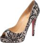 Christian Louboutin Pre-owned Lace heels Black Dames - Thumbnail 1