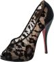 Christian Louboutin Pre-owned Lace heels Black Dames - Thumbnail 1