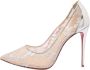 Christian Louboutin Pre-owned Lace heels Gray Dames - Thumbnail 1