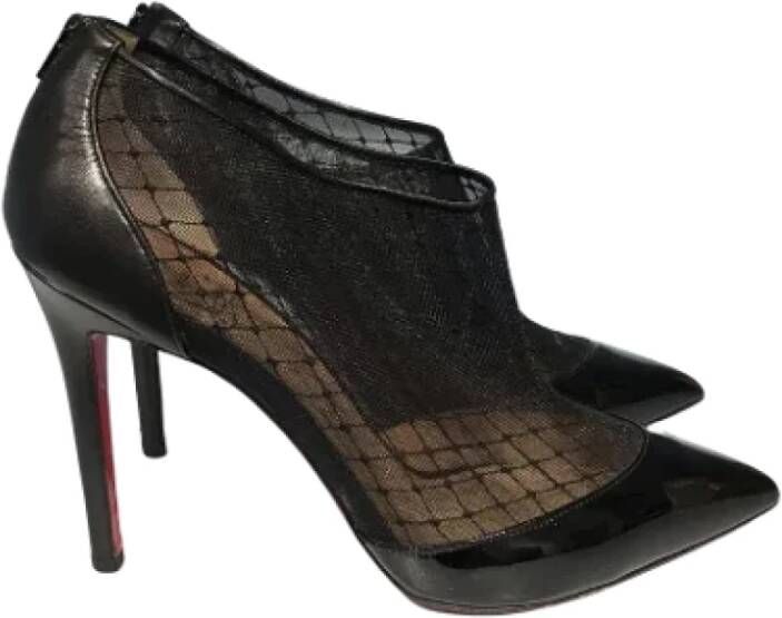 Christian Louboutin Pre-owned Leather boots Black Dames