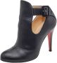 Christian Louboutin Pre-owned Leather boots Black Dames - Thumbnail 1