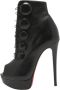 Christian Louboutin Pre-owned Leather boots Black Dames - Thumbnail 1