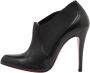 Christian Louboutin Pre-owned Leather boots Black Dames - Thumbnail 1