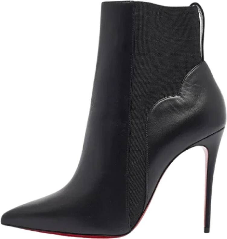 Christian Louboutin Pre-owned Leather boots Black Dames