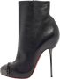 Christian Louboutin Pre-owned Leather boots Black Dames - Thumbnail 1