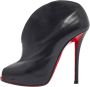 Christian Louboutin Pre-owned Leather boots Black Dames - Thumbnail 1