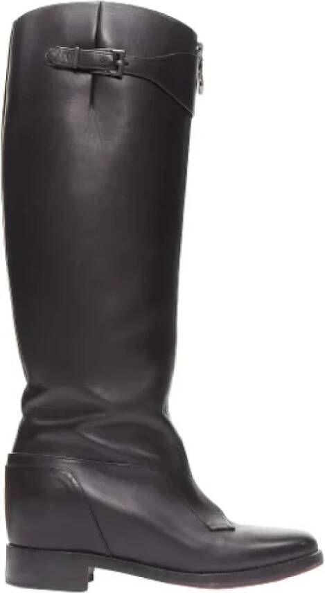 Christian Louboutin Pre-owned Leather boots Black Dames