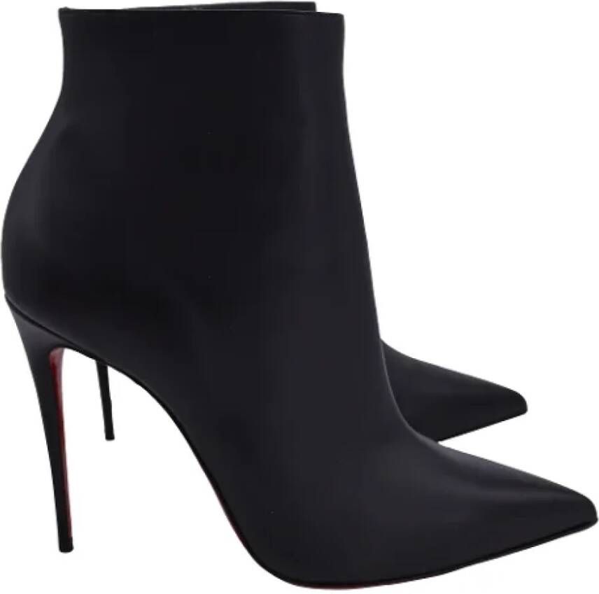 Christian Louboutin Pre-owned Leather boots Black Dames