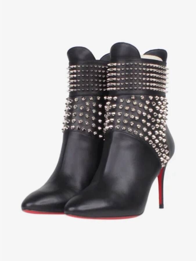 Christian Louboutin Pre-owned Leather boots Black Dames