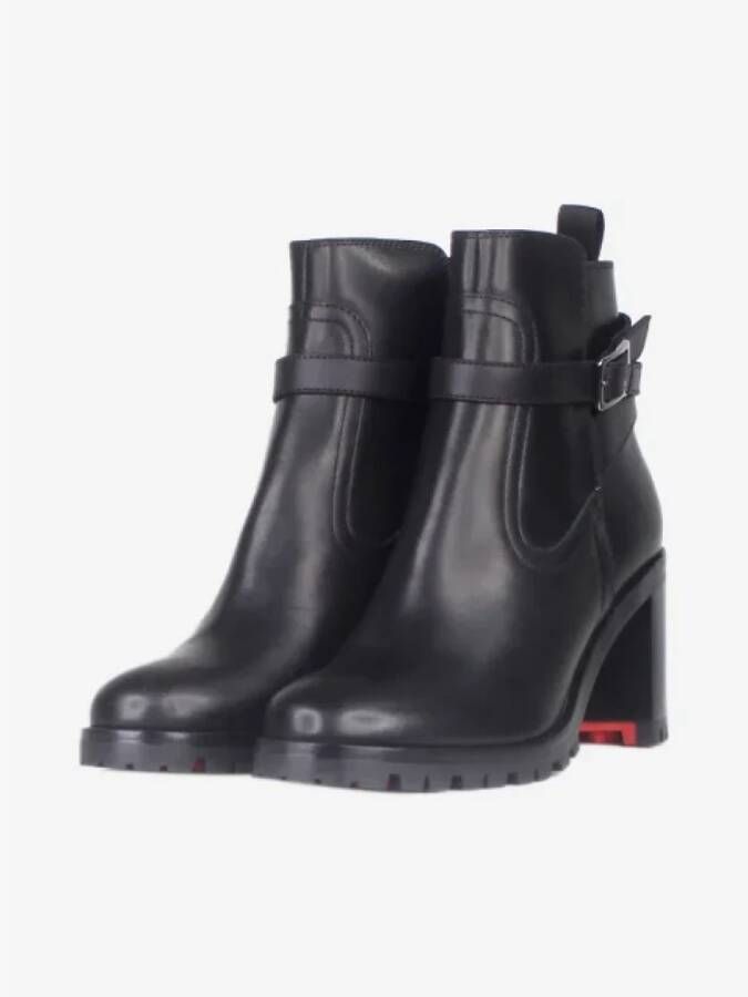 Christian Louboutin Pre-owned Leather boots Black Dames