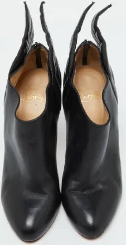 Christian Louboutin Pre-owned Leather boots Black Dames