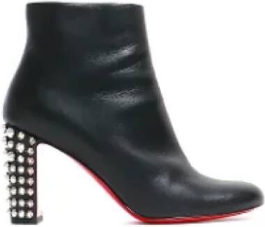 Christian Louboutin Pre-owned Leather boots Black Dames