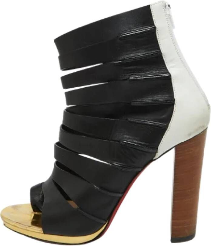 Christian Louboutin Pre-owned Leather boots Multicolor Dames