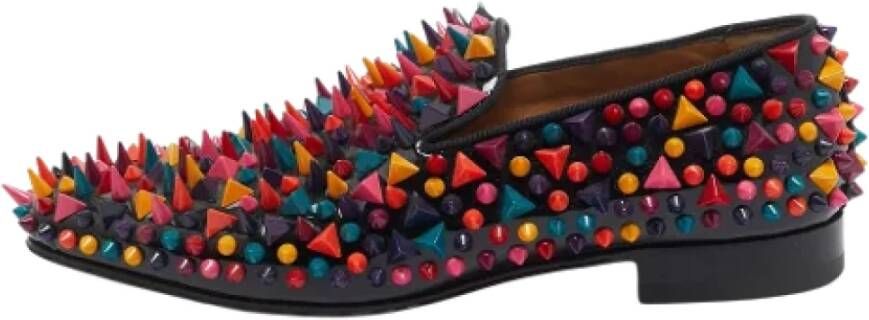 Christian Louboutin Pre-owned Leather flats Multicolor Dames