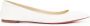 Christian Louboutin Pre-owned Leather flats White Dames - Thumbnail 1