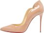 Christian Louboutin Pre-owned Leather heels Beige Dames - Thumbnail 1