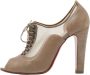 Christian Louboutin Pre-owned Leather heels Beige Dames - Thumbnail 1