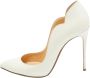 Christian Louboutin Pre-owned Leather heels Beige Dames - Thumbnail 1