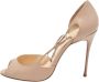 Christian Louboutin Pre-owned Leather heels Beige Dames - Thumbnail 1