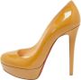 Christian Louboutin Pre-owned Leather heels Beige Dames - Thumbnail 1