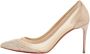 Christian Louboutin Pre-owned Leather heels Beige Dames - Thumbnail 1