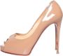 Christian Louboutin Pre-owned Leather heels Beige Dames - Thumbnail 1