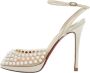 Christian Louboutin Pre-owned Leather heels Beige Dames - Thumbnail 1