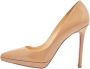 Christian Louboutin Pre-owned Leather heels Beige Dames - Thumbnail 1