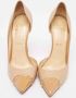 Christian Louboutin Pre-owned Leather heels Beige Dames - Thumbnail 1