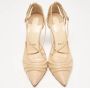 Christian Louboutin Pre-owned Leather heels Beige Dames - Thumbnail 1