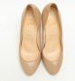 Christian Louboutin Pre-owned Leather heels Beige Dames - Thumbnail 1