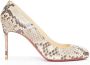 Christian Louboutin Pre-owned Leather heels Beige Dames - Thumbnail 1