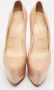 Christian Louboutin Pre-owned Leather heels Beige Dames - Thumbnail 1