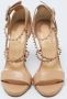 Christian Louboutin Pre-owned Leather heels Beige Dames - Thumbnail 1